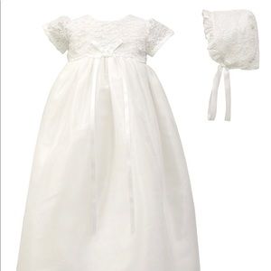 Lace christening gown